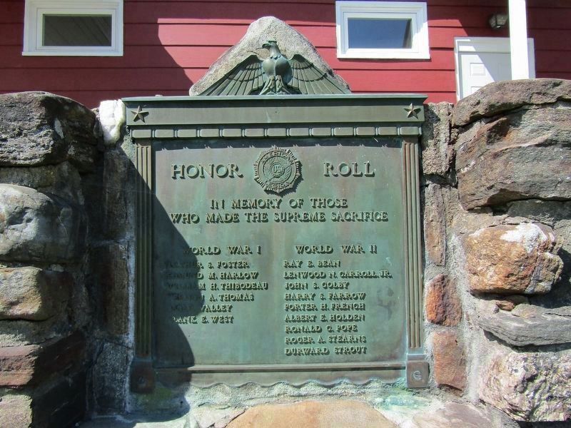 Paris, Maine World War Honor Roll Marker. Click for full size. Paris, Maine World War Honor Roll Marker image. Click for full size.