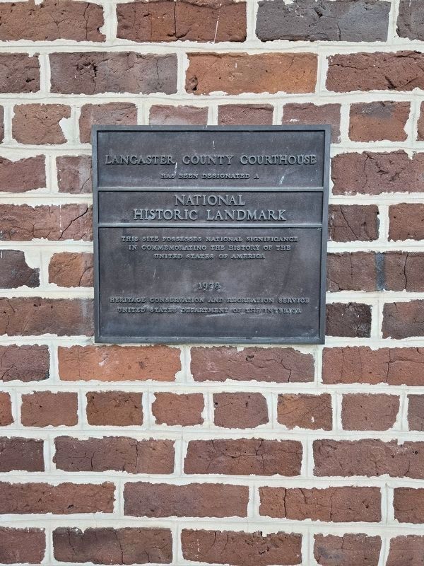 National Historic Landmark plaque image. Click for full size.