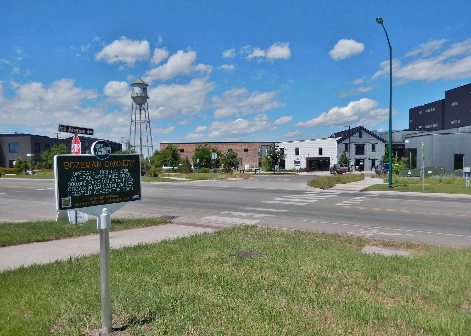 Bozeman Cannery Marker. Click for full size. Bozeman Cannery Marker image. Click for full size.