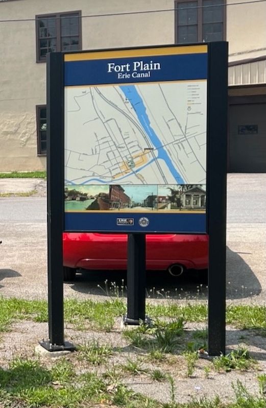 Erie Canal in Fort Plain Marker. Click for full size. Erie Canal in Fort Plain Marker image. Click for full size.