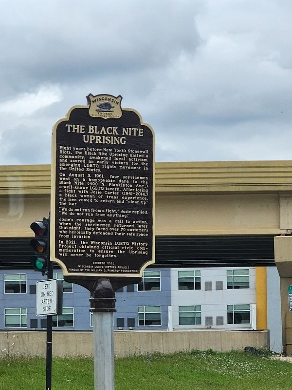 The Black Nite Uprising Marker. Click for full size. The Black Nite Uprising Marker image. Click for full size.