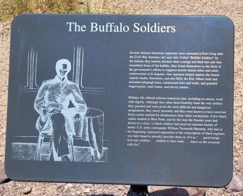 The Buffalo Soldiers Marker image. Click for full size.