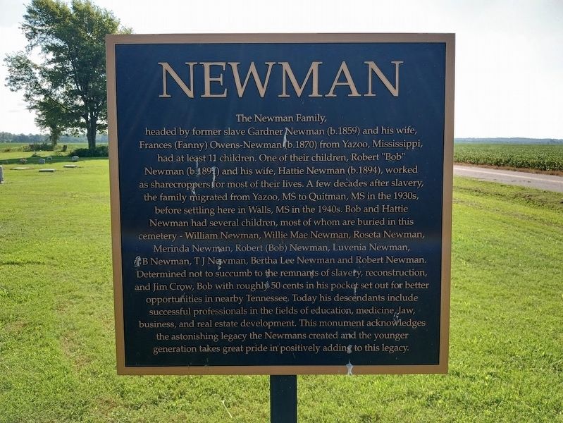 Newman Marker image. Click for full size.