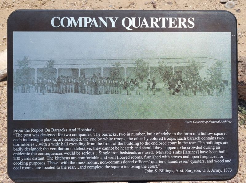 Company Quarters Marker image. Click for full size.
