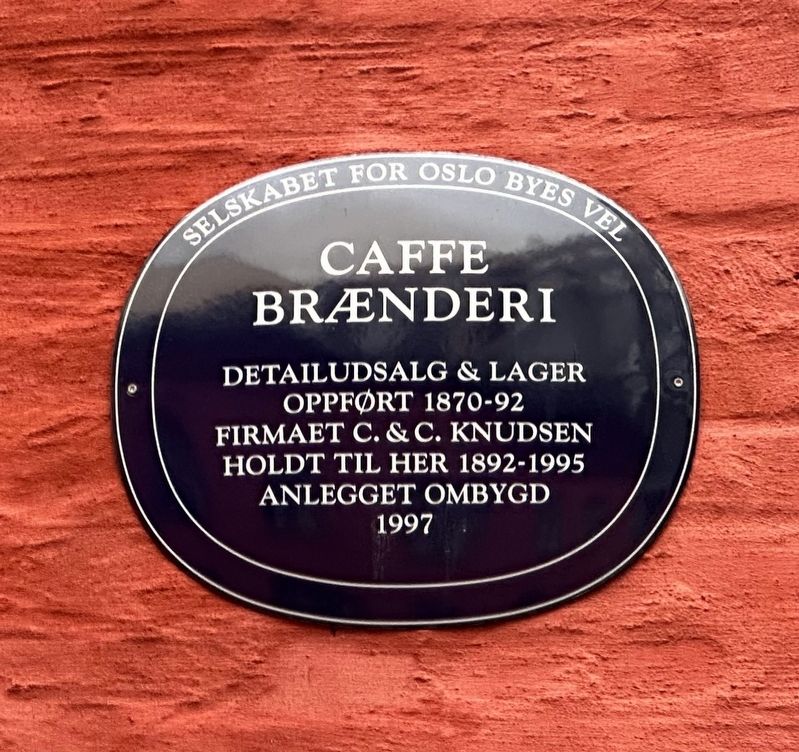 Caffebrænderi / Caffe Roastery Marker. Click for full size. Caffebrænderi / Caffe Roastery Marker image. Click for full size.