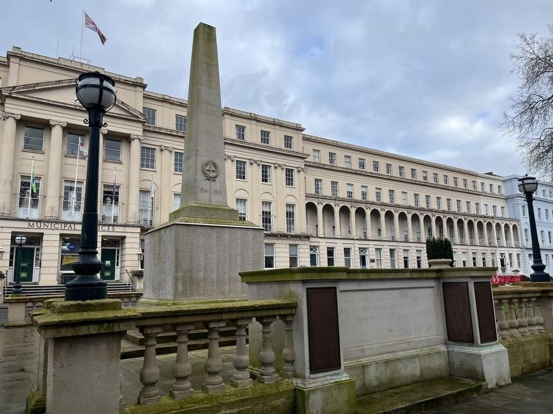 Cheltenham War Memorial. Click for full size. Cheltenham War Memorial image. Click for full size.