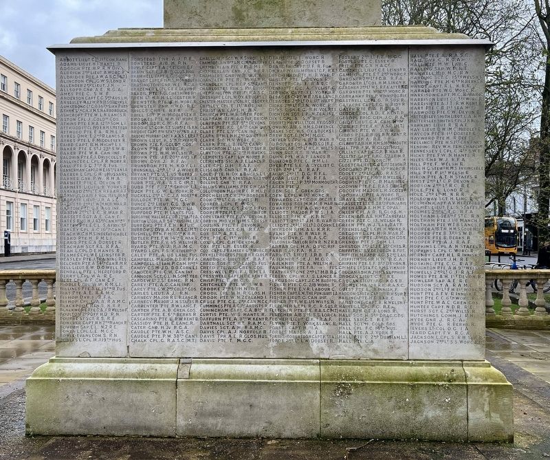 Cheltenham War Memorial. Click for full size. Cheltenham War Memorial image. Click for full size.
