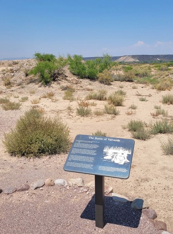 The Battle of Valverde Marker. Click for full size. The Battle of Valverde Marker image. Click for full size.