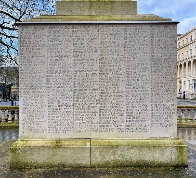 Cheltenham War Memorial. Click for full size. Cheltenham War Memorial image. Click for full size.
