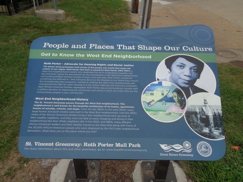 People and Places That Shape Our Culture Marker. Click for full size. People and Places That Shape Our Culture Marker image. Click for full size.