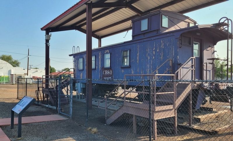The Caboose and Marker. Click for full size. The Caboose and Marker image. Click for full size.