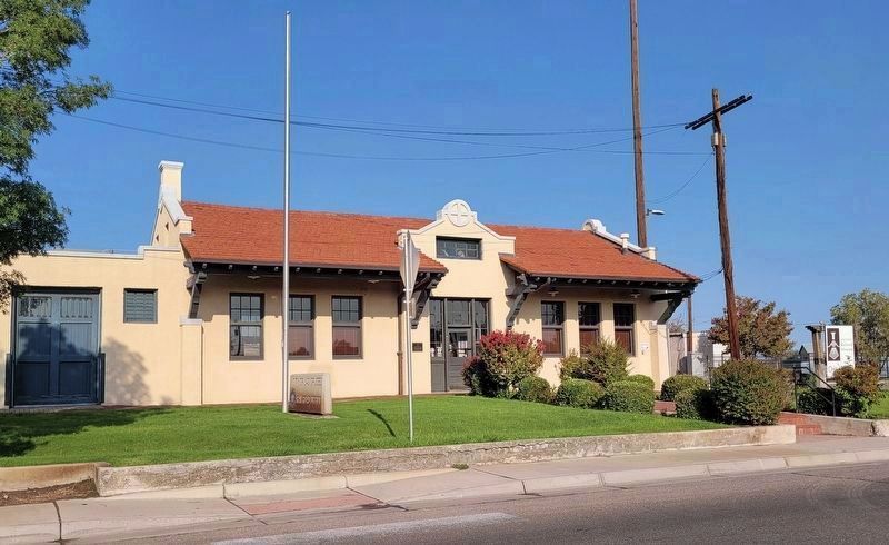 The Las Cruces Railroad Museum (Depot). Click for full size. The Las Cruces Railroad Museum (Depot) image. Click for full size.