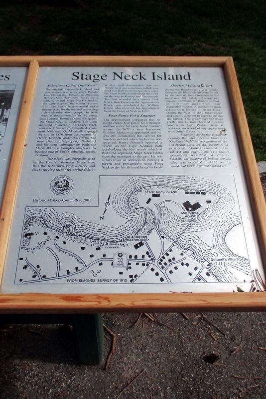Stage Neck Island panel. Click for full size. Stage Neck Island panel image. Click for full size.