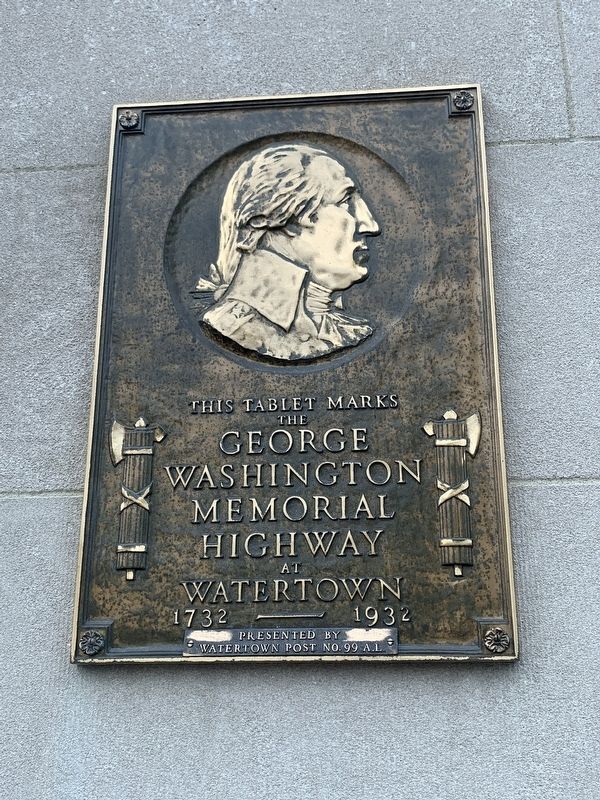 Commemorative Plaque at 56 Main Street image. Click for full size.