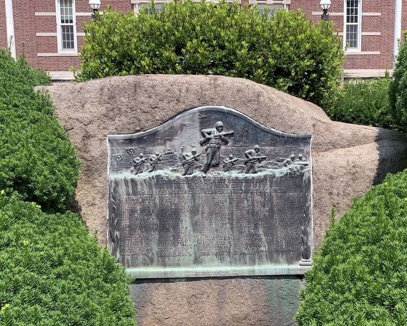 Watertown World War II Memorial image. Click for full size.