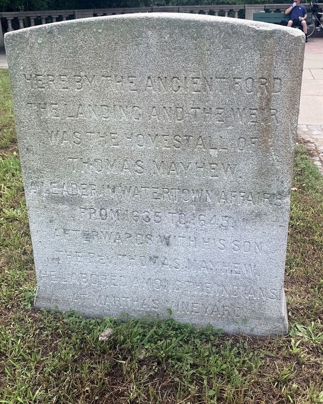 Thomas Mayhew Marker image. Click for full size.