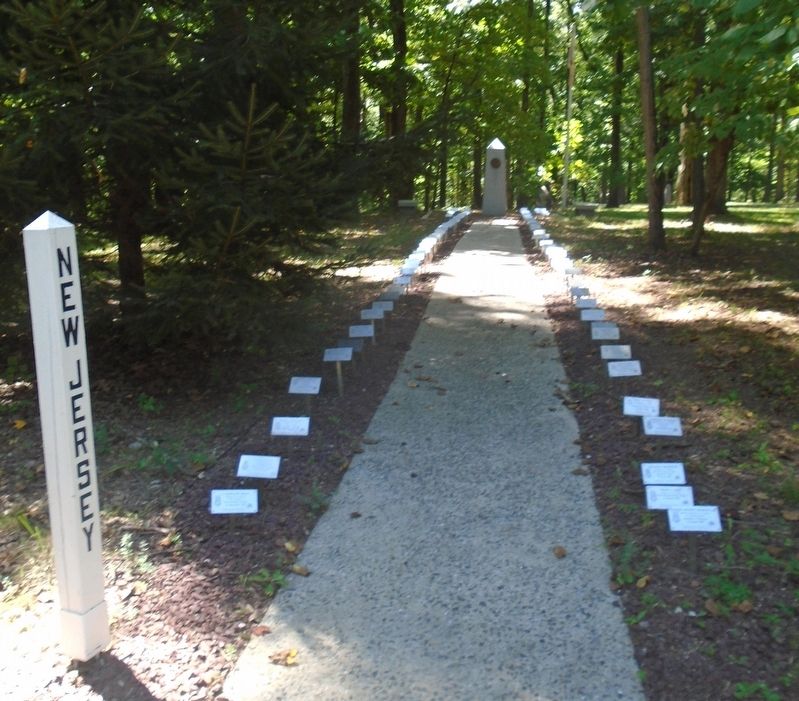 New Jersey Medal of Honor Recipients Memorial Plaza image. Click for full size.
