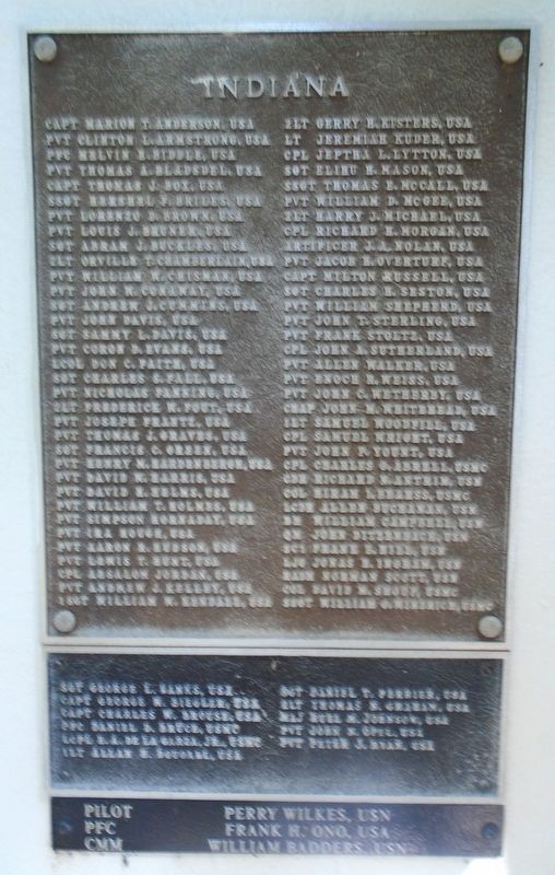 Indiana Medal of Honor Recipients Marker image. Click for full size.