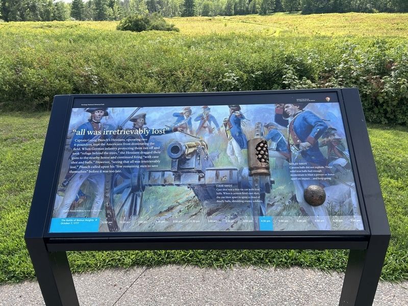“all was irretrievably lost” Marker. Click for full size. “all was irretrievably lost” Marker image. Click for full size.
