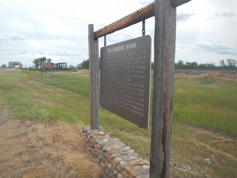 The Powder River Marker. Click for full size. The Powder River Marker image. Click for full size.