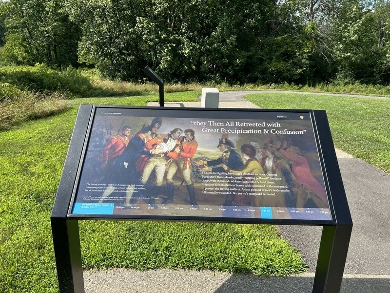 "they Then All Retreeted with Great Preciptation & Confusion" Marker. Click for full size. "they Then All Retreeted with Great Preciptation & Confusion" Marker image. Click for full size.