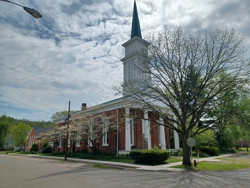 Cranston Memorial Presbyterian Church and Marker. Click for full size. Cranston Memorial Presbyterian Church and Marker image. Click for full size.