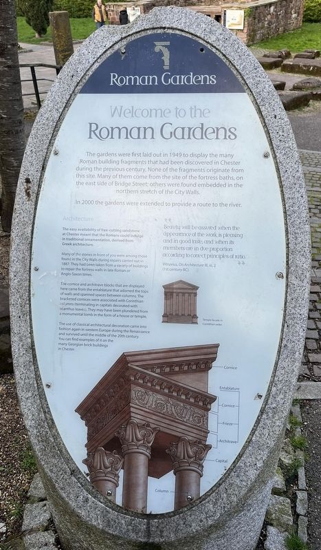 Welcome to the Roman Gardens Marker image. Click for full size.