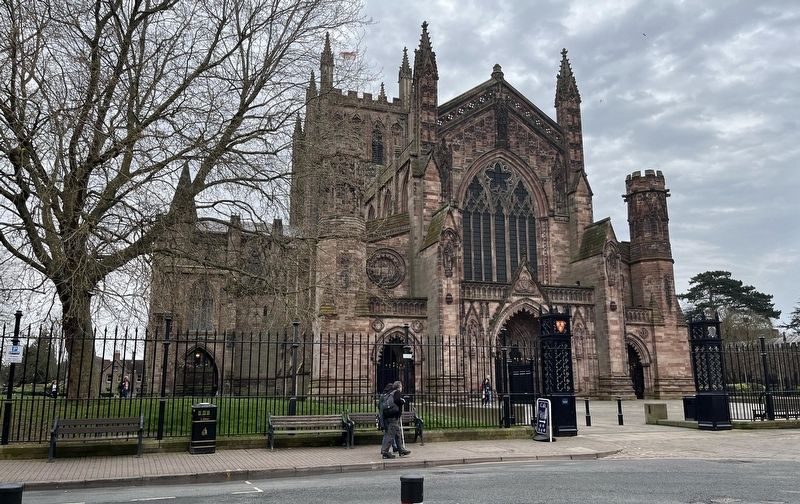Hereford Cathedral. Click for full size. Hereford Cathedral image. Click for full size.