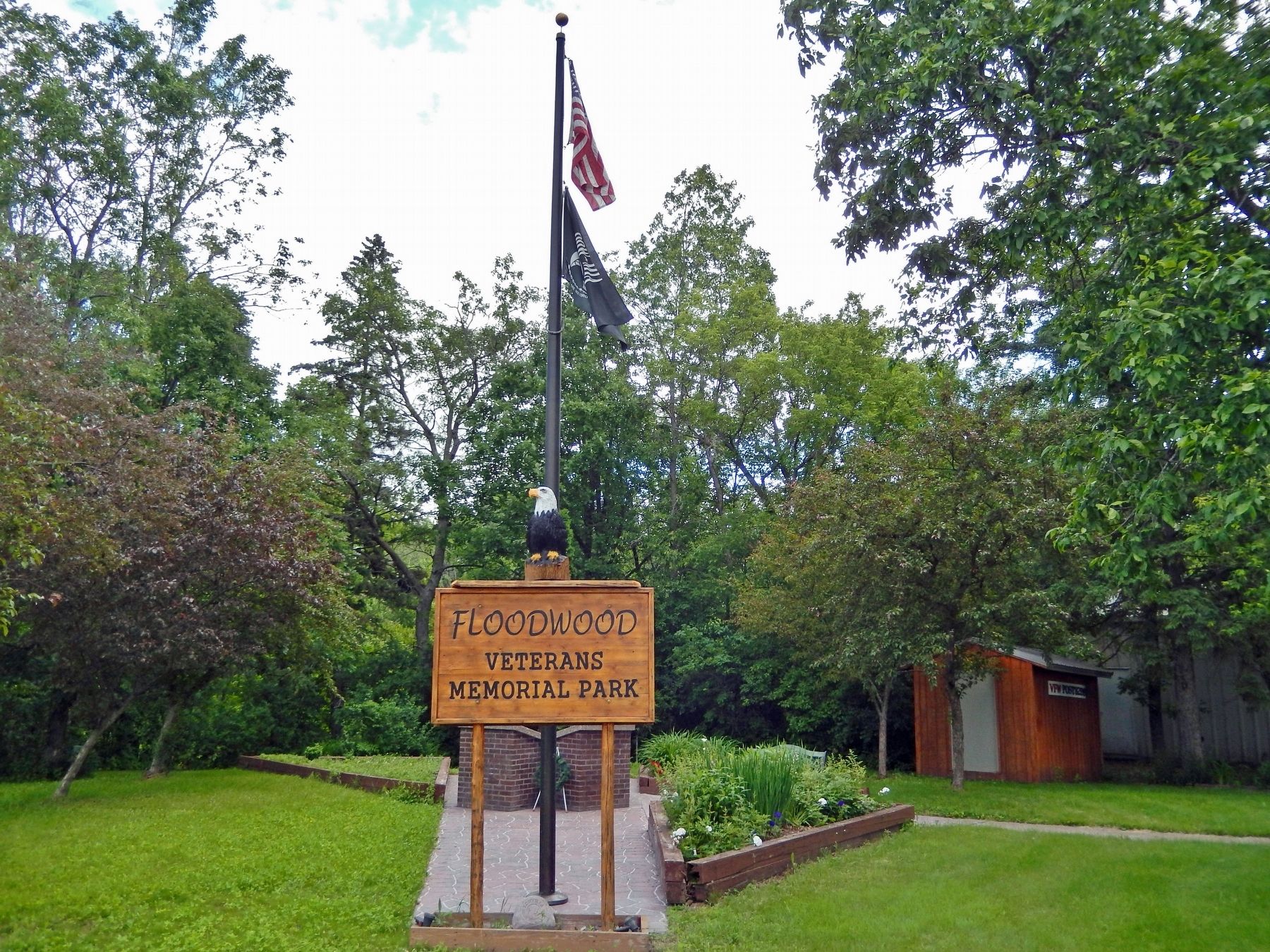 Floodwood Veterans Memorial Park. Click for full size. Floodwood Veterans Memorial Park image. Click for full size.