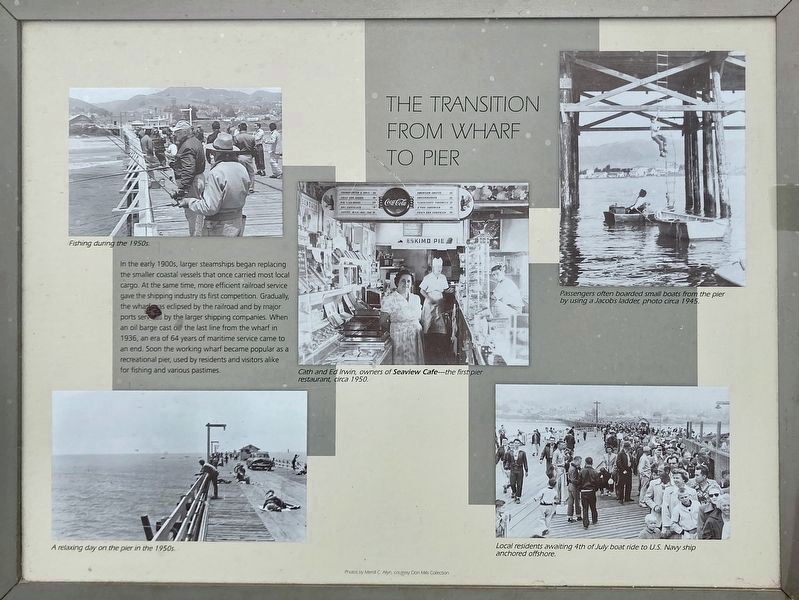 Transition from Wharf to Pier image. Click for full size.