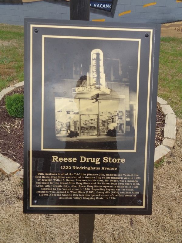 Reese Drug Store Marker. Click for full size. Reese Drug Store Marker image. Click for full size.