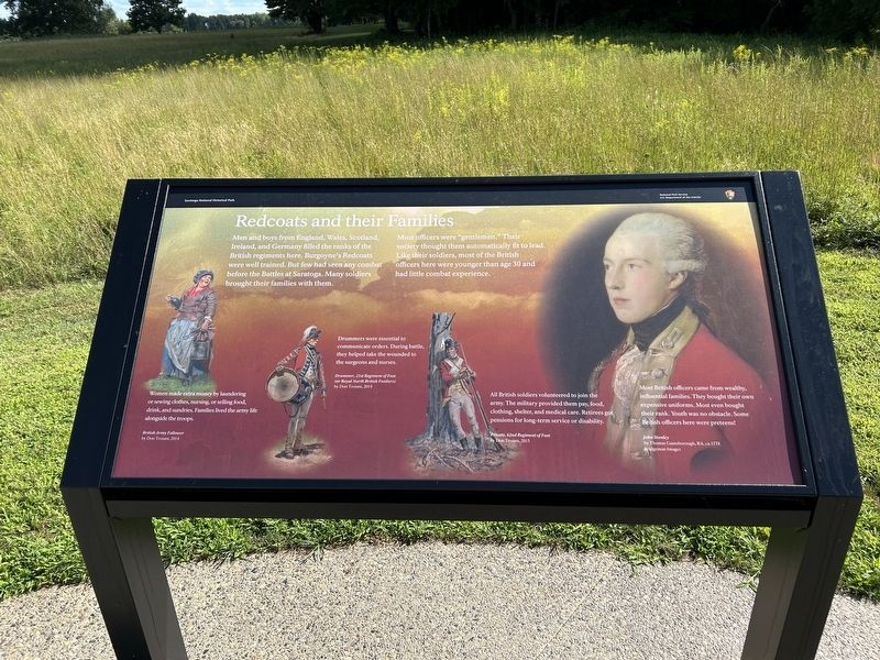 Redcoats and their Families Marker. Click for full size. Redcoats and their Families Marker image. Click for full size.