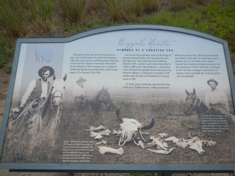 Buffalo Hunters Marker image. Click for full size.