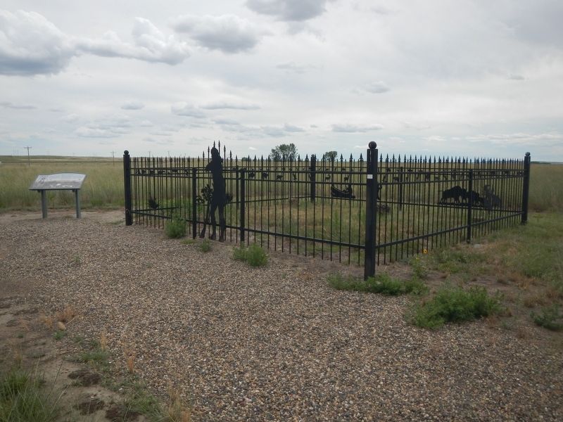 Buffalo Hunters Graves and Marker image. Click for full size.