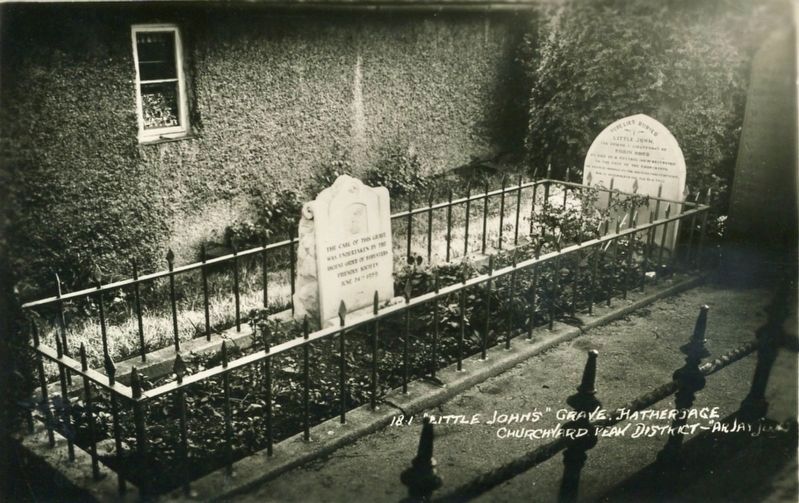 Little Johns Grave, Hathersage. Click for full size. Little Johns Grave, Hathersage image. Click for full size.