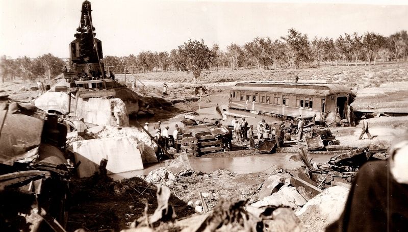 The Custer Creek Train Wreak. Click for full size. The Custer Creek Train Wreak image. Click for full size.