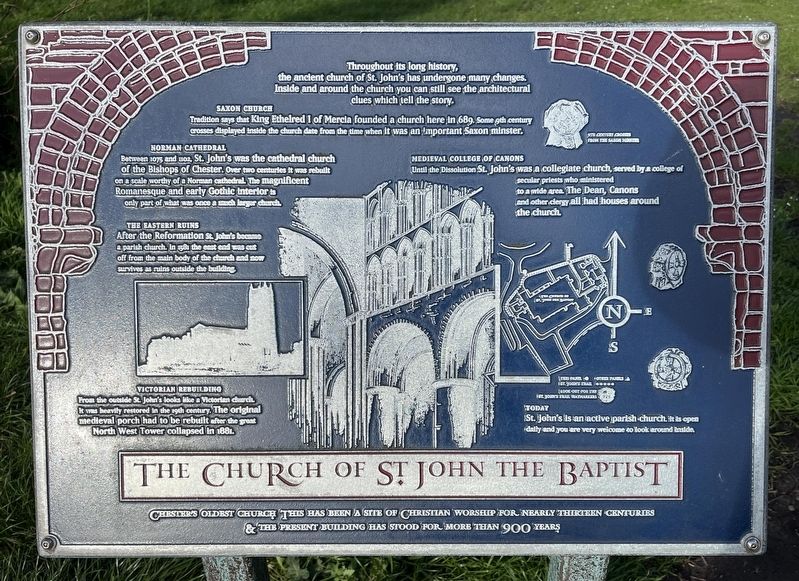 The Church of St John the Baptist Marker. Click for full size. The Church of St John the Baptist Marker image. Click for full size.