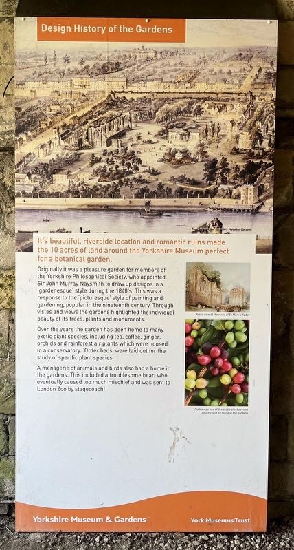 Design History of the Gardens Marker image. Click for full size.
