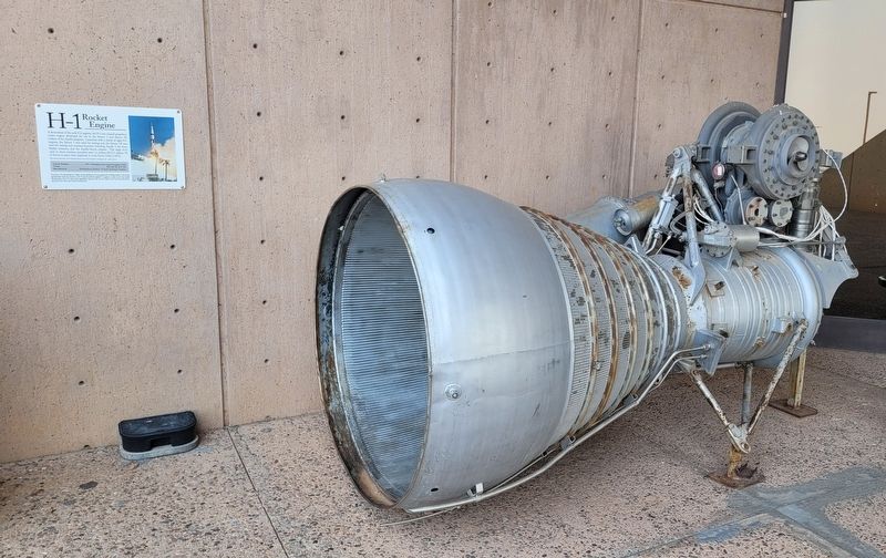 The H-1 Rocket Engine and Marker. Click for full size. The H-1 Rocket Engine and Marker image. Click for full size.