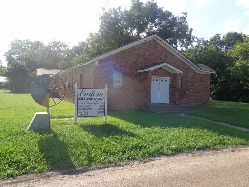 Eudora A.M.E. Zion Church Marker image. Click for full size.