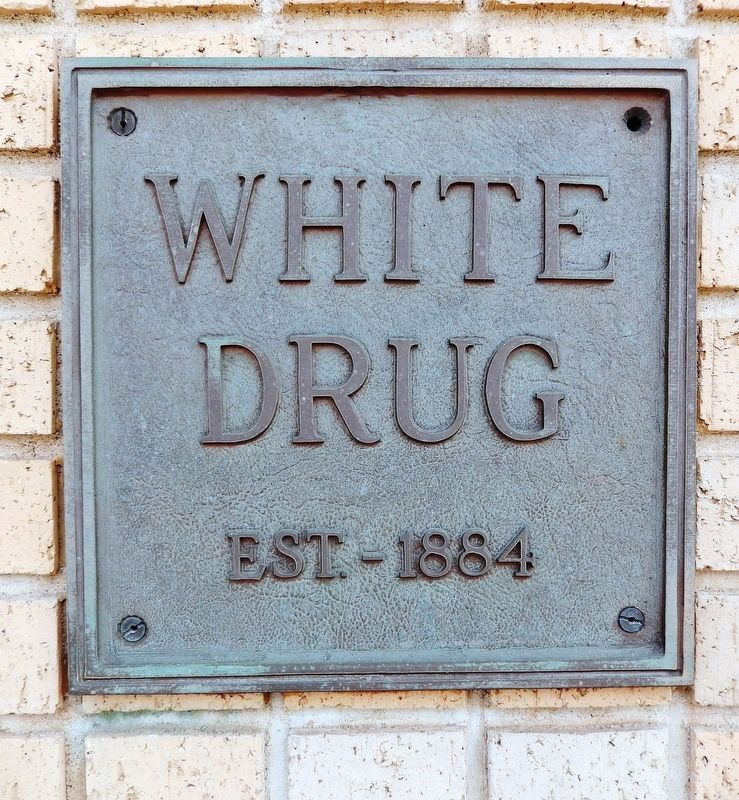 White Drug Building Marker. Click for full size. White Drug Building Marker image. Click for full size.