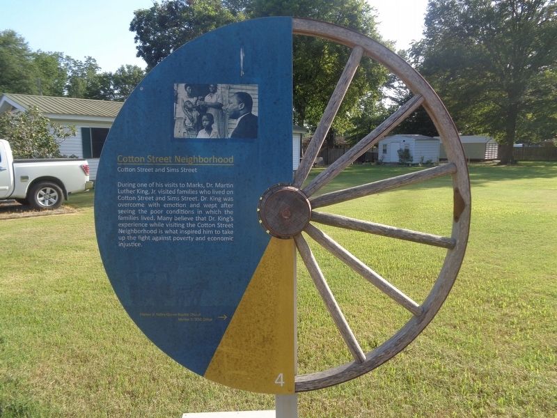 Cotton Street Neighborhood Marker. Click for full size. Cotton Street Neighborhood Marker image. Click for full size.