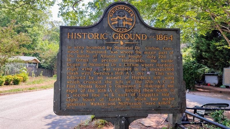 Historic Ground--1864 Marker. Click for full size. Historic Ground--1864 Marker image. Click for full size.