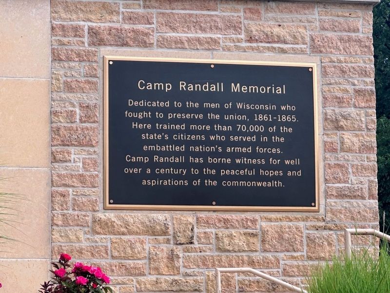 Camp Randall Memorial Marker image. Click for full size.