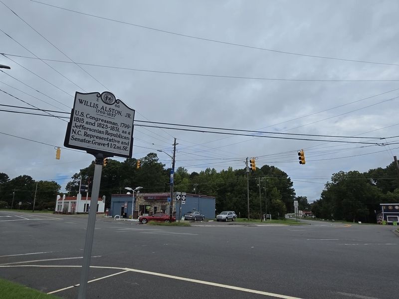 Willis Alston, Jr. Marker. Click for full size. Willis Alston, Jr. Marker image. Click for full size.