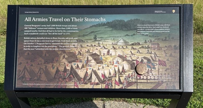 All Armies Travel on Their Stomachs Marker image. Click for full size.
