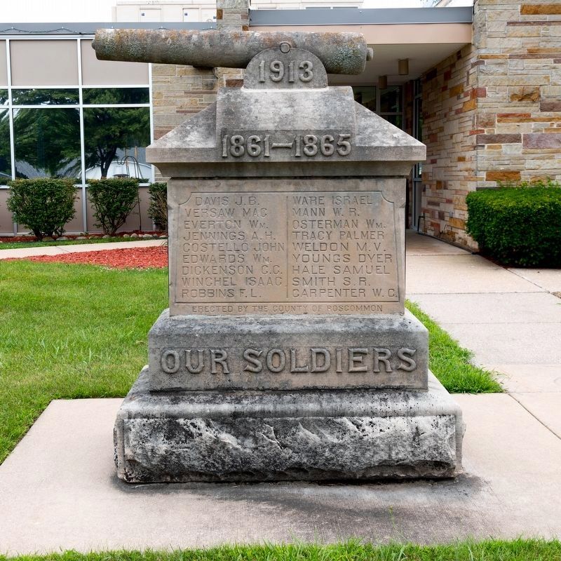 Our Soldiers Monument. Click for full size. Our Soldiers Monument image. Click for full size.