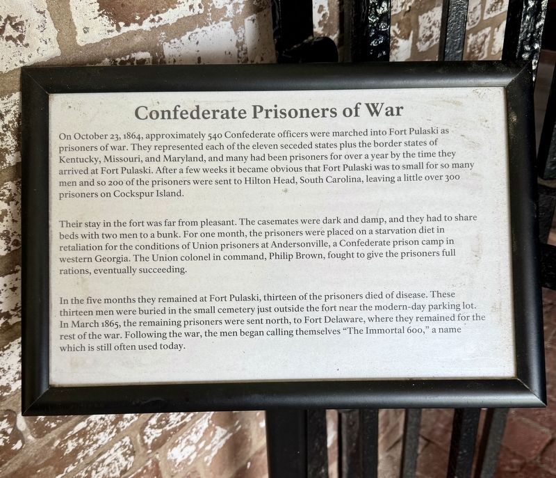 Confederate Prisoners of War. Click for full size. Confederate Prisoners of War image. Click for full size.