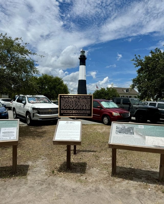 The Middle Passage and Tybee Island, Georgia Marker image. Click for full size.