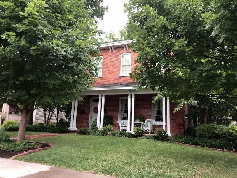 The Willis Allen House and Marker. Click for full size. The Willis Allen House and Marker image. Click for full size.